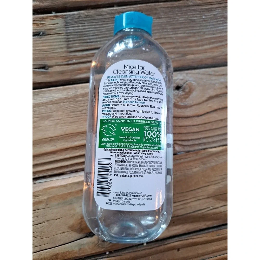 Garnier SkinActive Micellar All in 1 Waterproof Cleansing Water 13.5fl oz 1 Pack